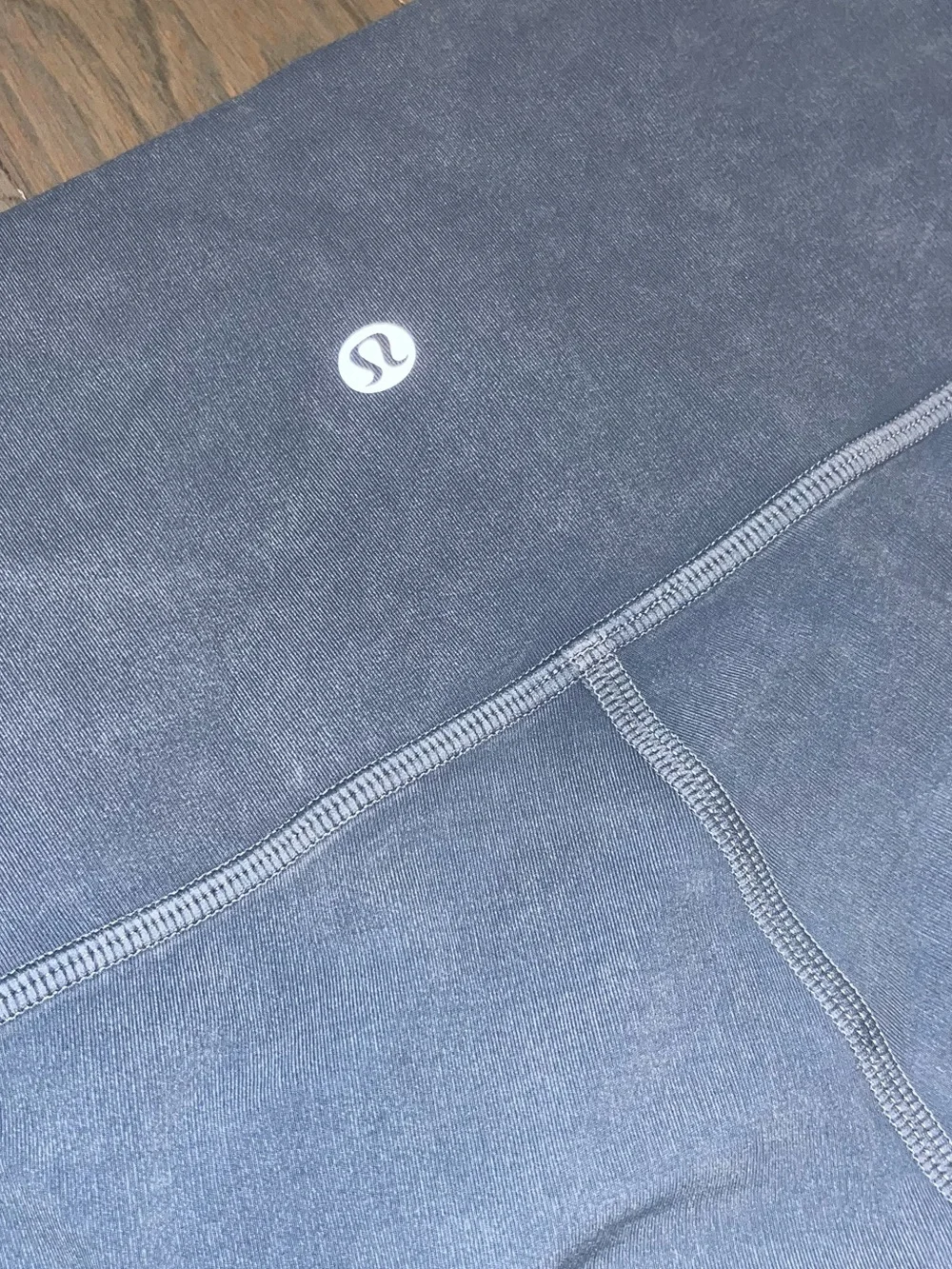 Lululemon Size 6 High Rise Leggings Dusty Slate Blue Gray 28”